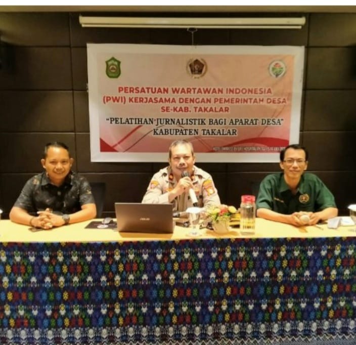 Pelatihan Jurnalistik PWI Kabupaten Takalar Di Buka Langsung Oleh Bupati
