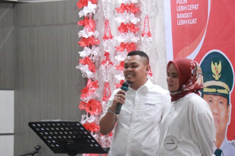 Lomba Nyayi Antar OPD Di HUT RI Ke-77, Kabag Umum Barru Jadi Pemenang