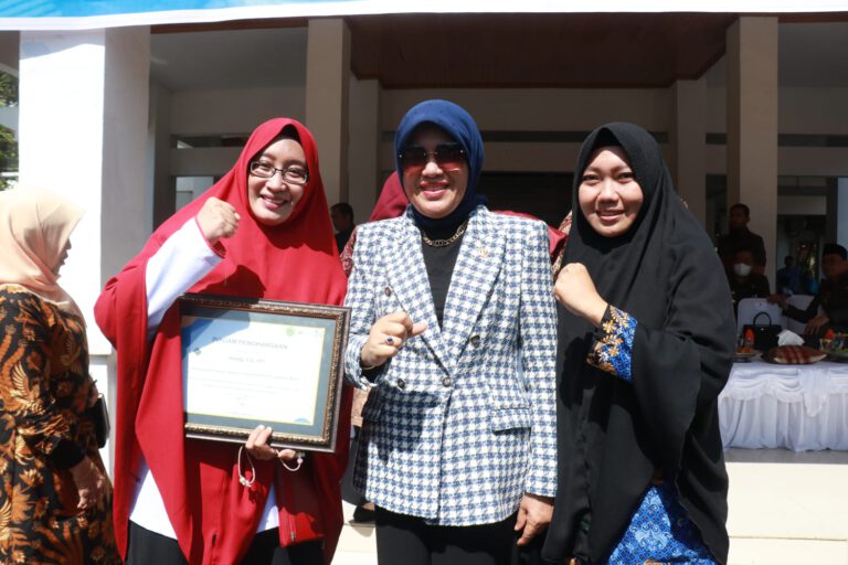 Bupati Barru Berikan Penghargaan Kepala Intalasi Farmasi RSUD Barru Arianty S.Si,Apt