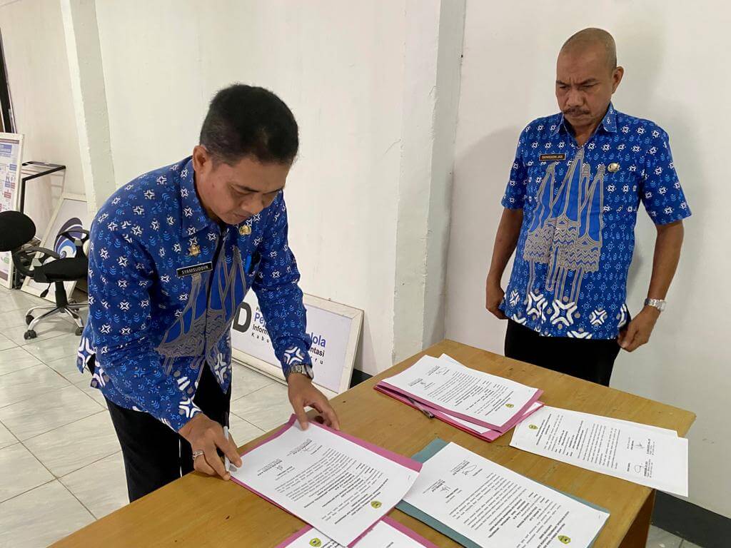 Diskominfo-SP Tanda Tangani Perjanjian Kinerja ASN