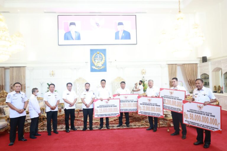 Bupati Barru Apresiasi Atas Bantuan Keuangan dari Pemprov Sulawesi Selatan