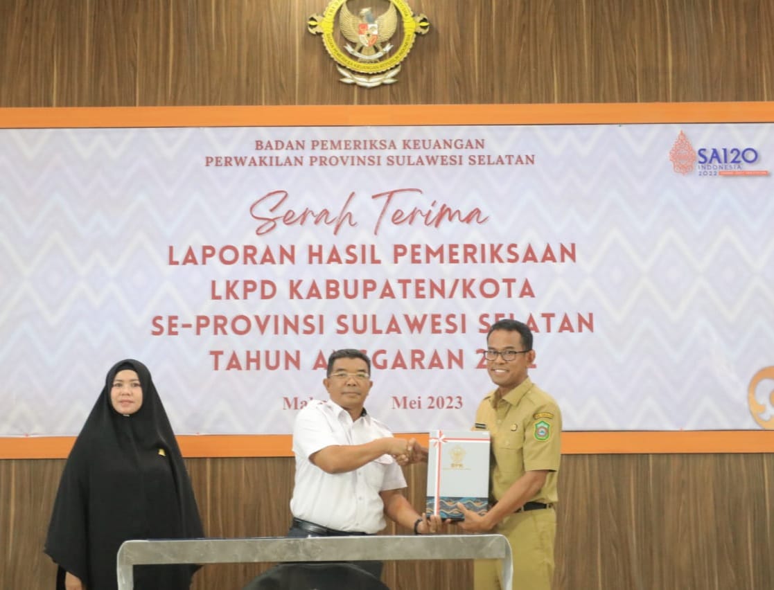 Pemkab Takalar Pertahankan Opini WTP Dari BPK RI
