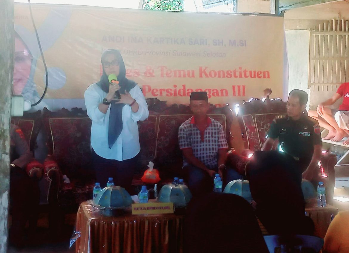 Temu Konstituen, Andi Ina Kartika Sari Serap Aspirasi Warga Desa Galung