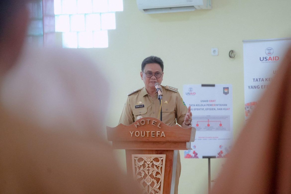 Bupati Barru Buka Lokakarya Peningkatan Kapasitas PPID di Aula Youtefa