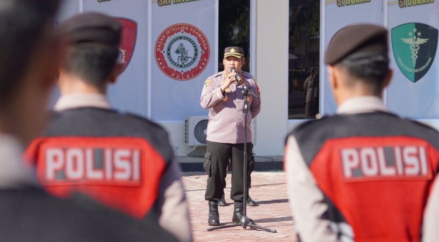 Gelar Apel Pagi, AKBP Dodik Susianto: Jaga Citra Polri di Mata Masyarakat