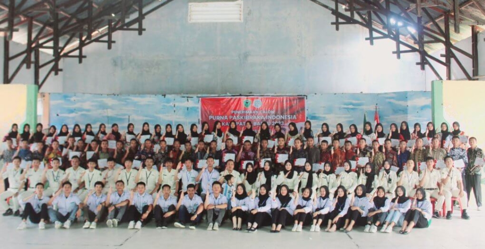 Purna Paskibraka 2023 Dikukuhkan Oleh Ketua PPI Kabupaten Barru Hidayatuddin S.IP,MH