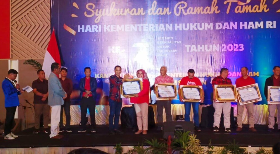 Rutan Kelas IIB Barru Kembali Raih Penghargaan dari Kantor Wilayah Kemenkumham SUL-SEL