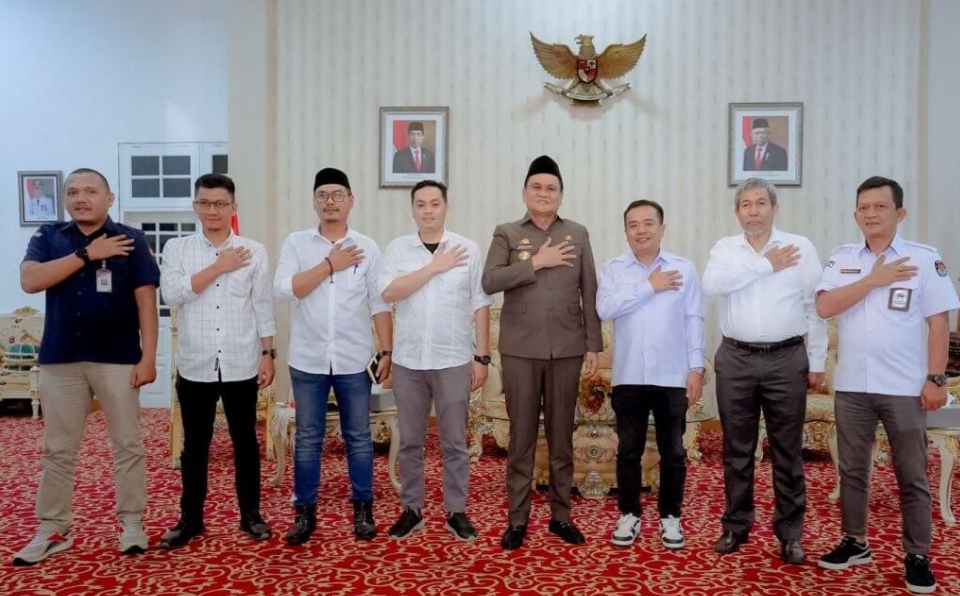 Suardi Saleh Terima Kunjungan KPU Provinsi SUL-SEL di Rujab Bupati