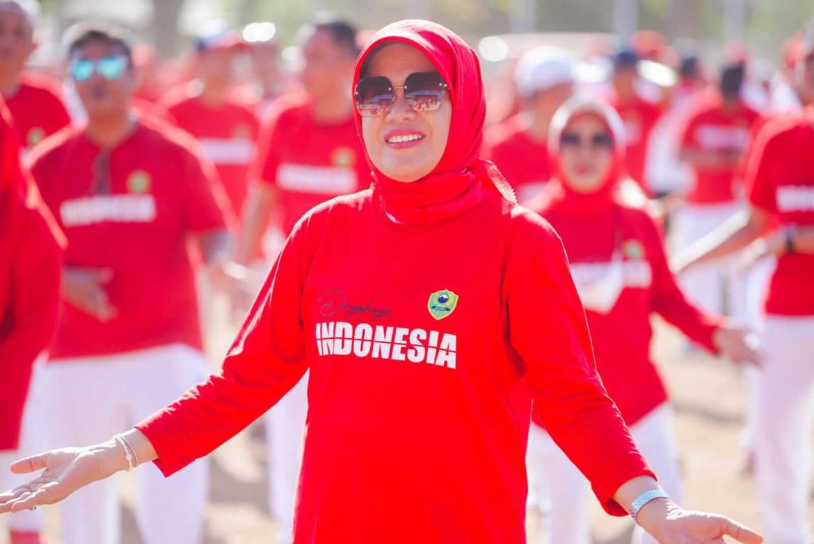 Pemkab Barru Kolaborasi TP.PKK Selenggarakan Kegiatan Senam Merdeka