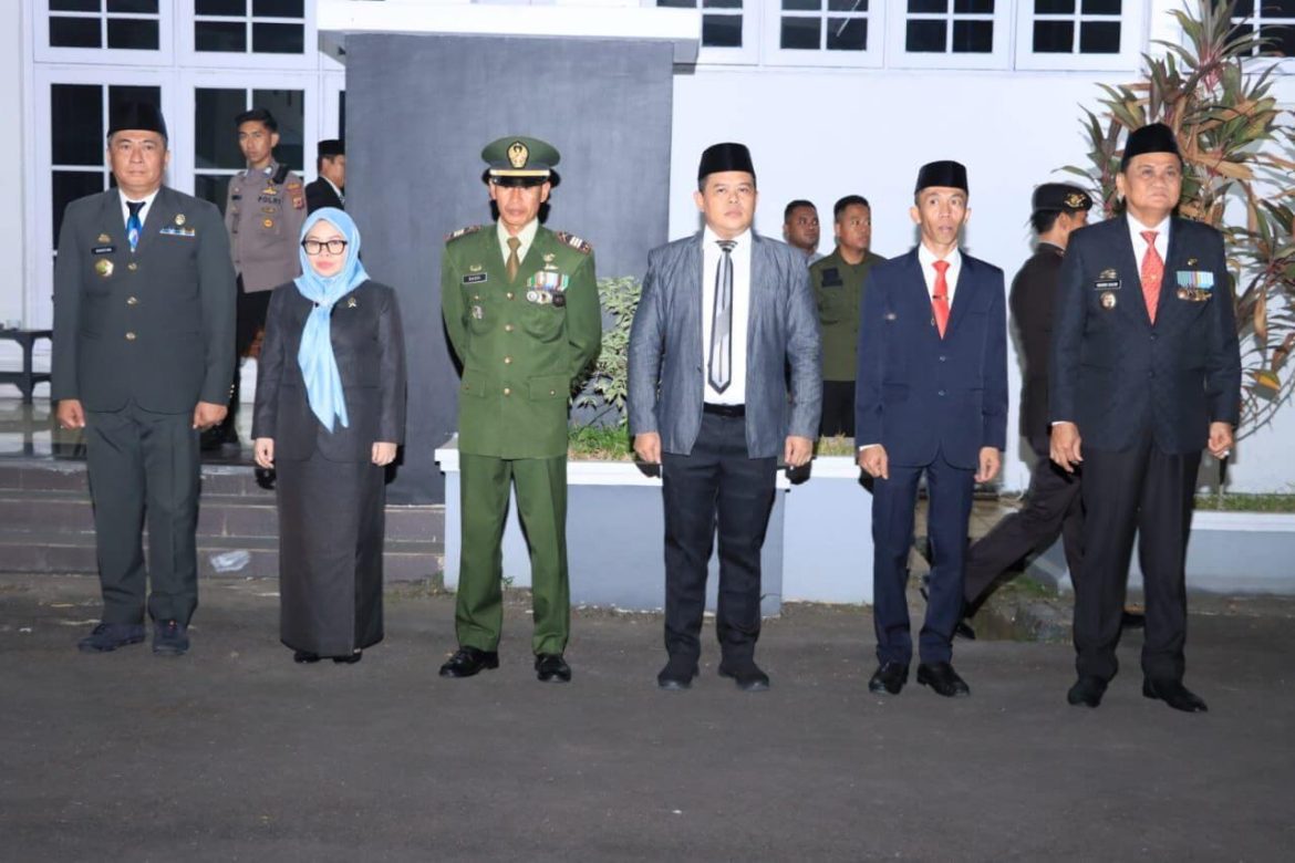 Bupati Barru Hadiri Upacara Taptu dan Pawai Obor