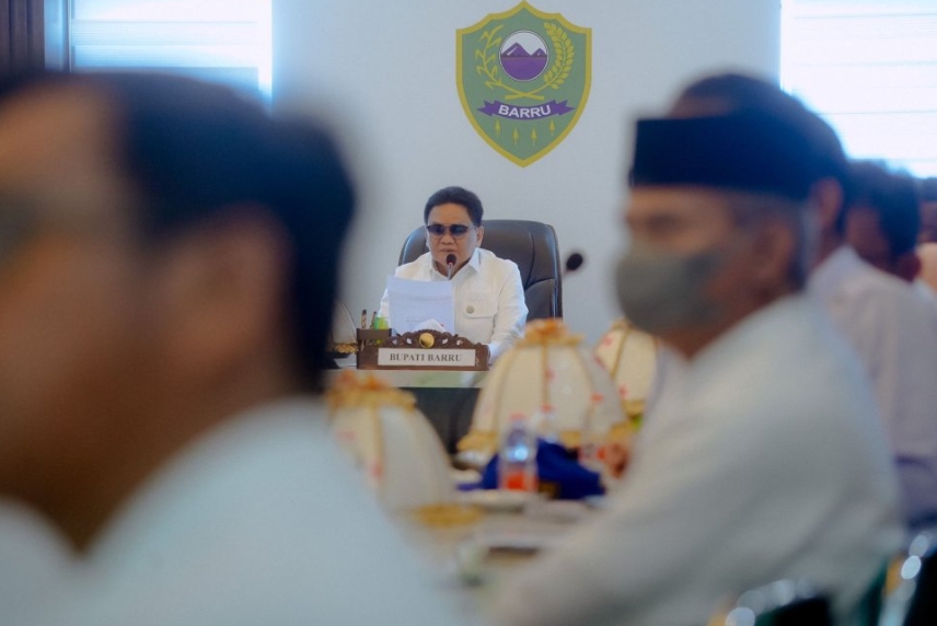 Bupati Barru Pimpin Rapat Persiapan Hadapi Penilaian Adipura Tahun 2023