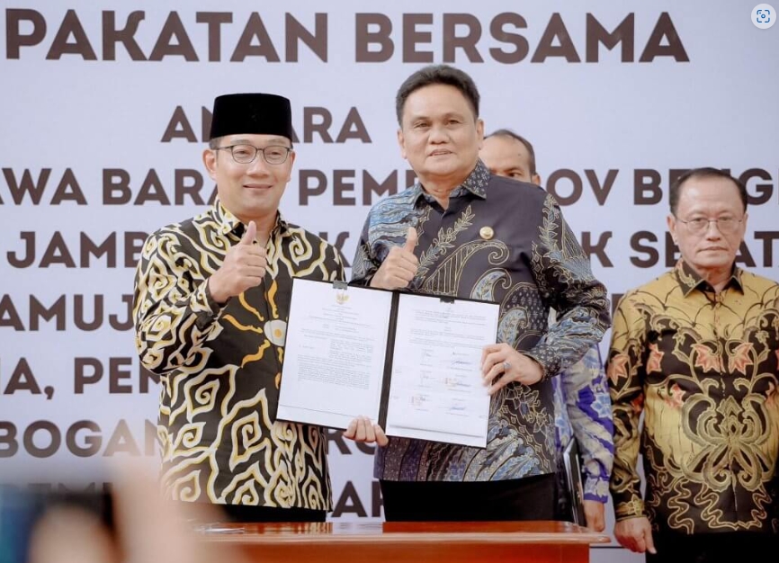 Bupati Barru Lakukan MoU Bersama Gubernur Jawa Barat DR.H.Ridwan Kamil