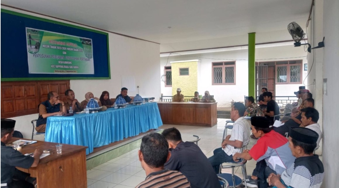 Pemdes Ajakkang Gelar Musyawarah Mappalili Musim Tanam 2023–2024