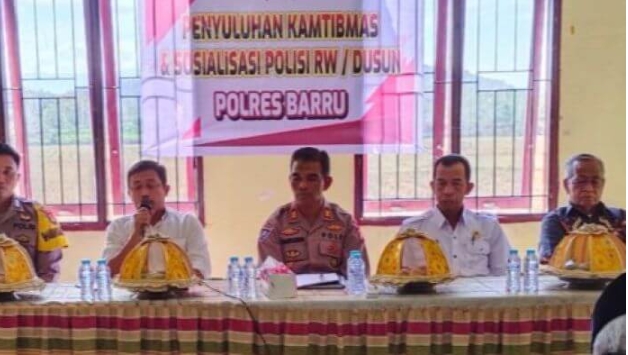 Ciptakan Situasi Aman, Pemdes Lipukasi Kerjasama Sat Binmas Gelar Sosialisasi Kamtibmas