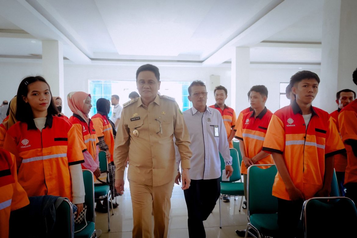 Bupati Suardi Saleh Buka Pelatihan Tailor Made Training