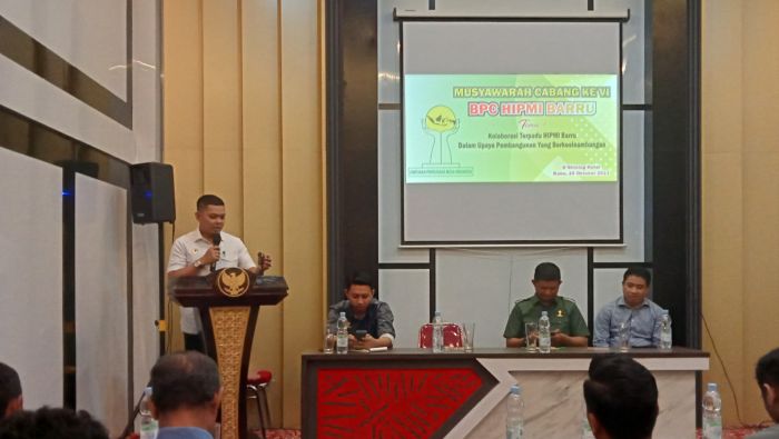 Bupati Barru di Wakili, Kepala Bapenda Andi Rusman Rustam Buka Muscab HIPMI