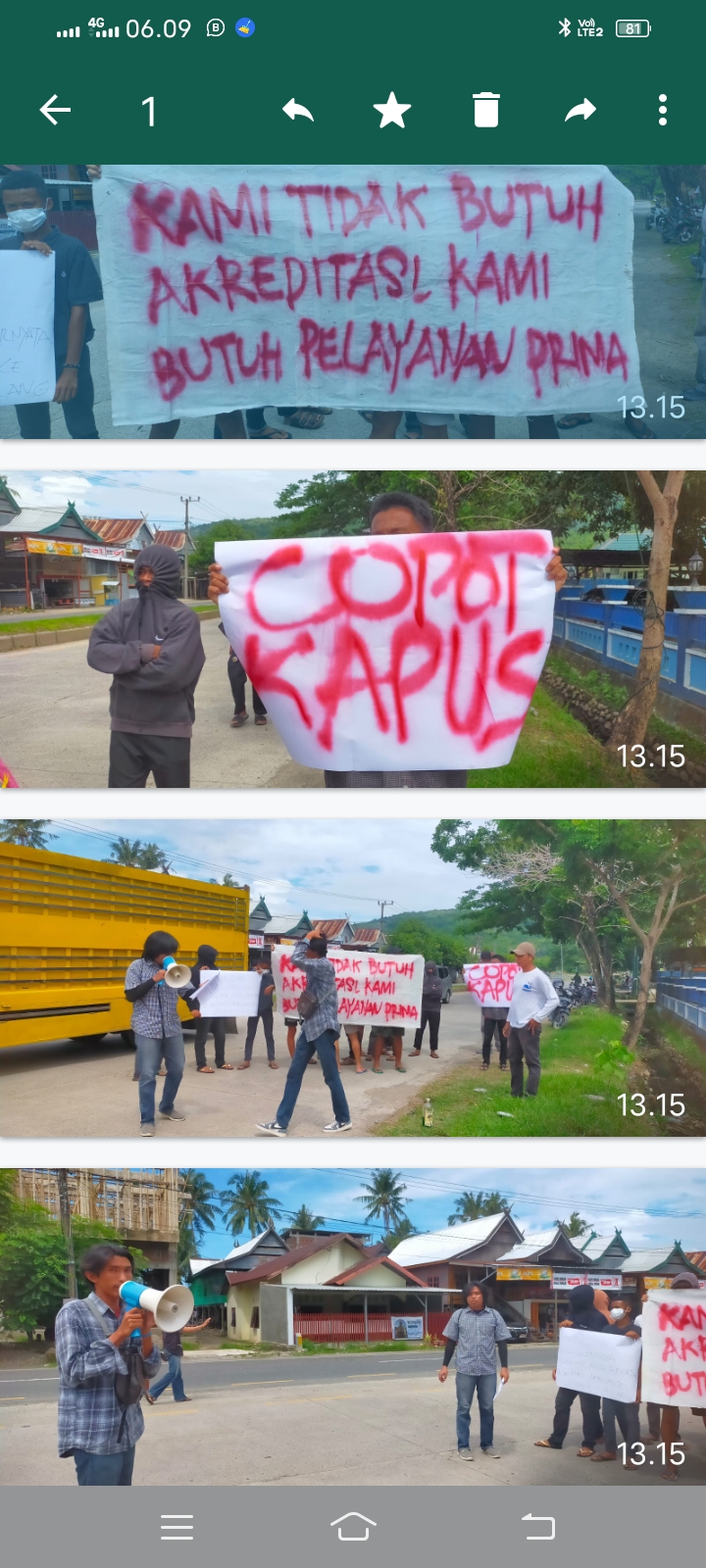 Aliansi Minta di Copot Capus UPT Mallawa