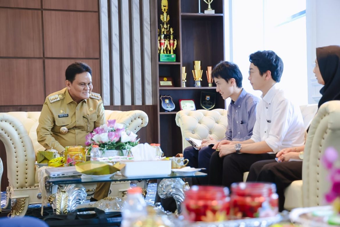 Bupati Barru Suardi Saleh Menerima Kunjungan Tim dari Nippon Koei Consulting Engenering Jepang