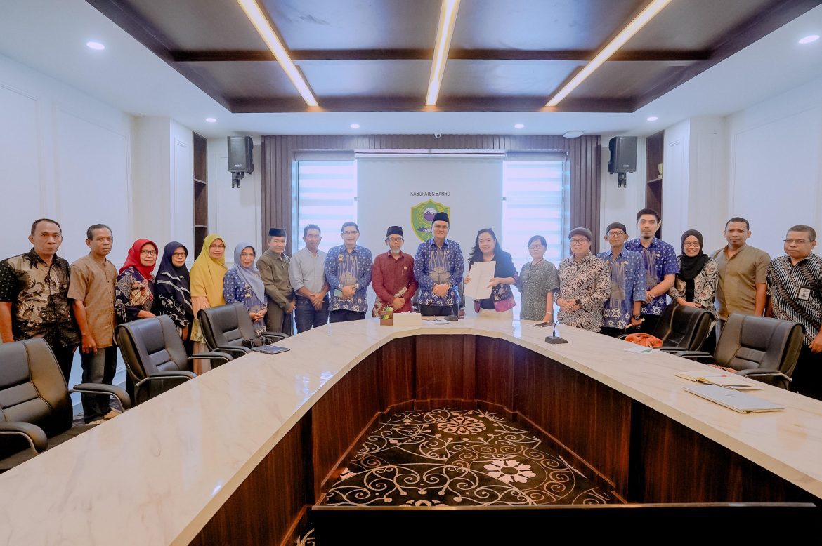 Bupati Barru Suardi Saleh Melakukan Audience Dengan Tim USAID-IUWASH