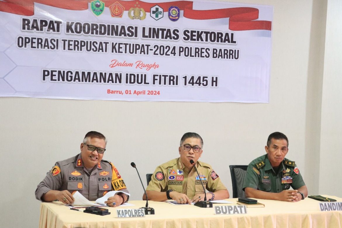 Dihadiri Sekda, Kepolisian Resor Barru Gelar Rakor