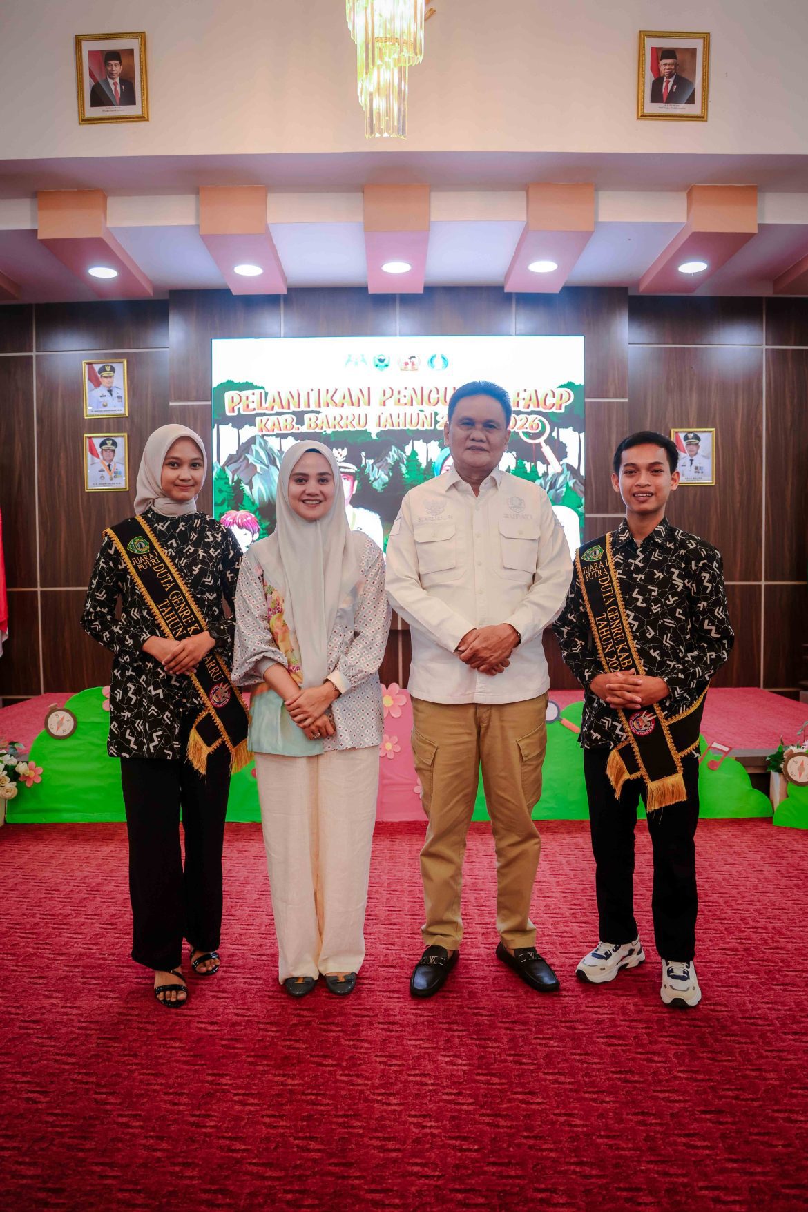 Bersama Plt.Ketua TP PKK Hadiri Pelantikan Pengurus FACP