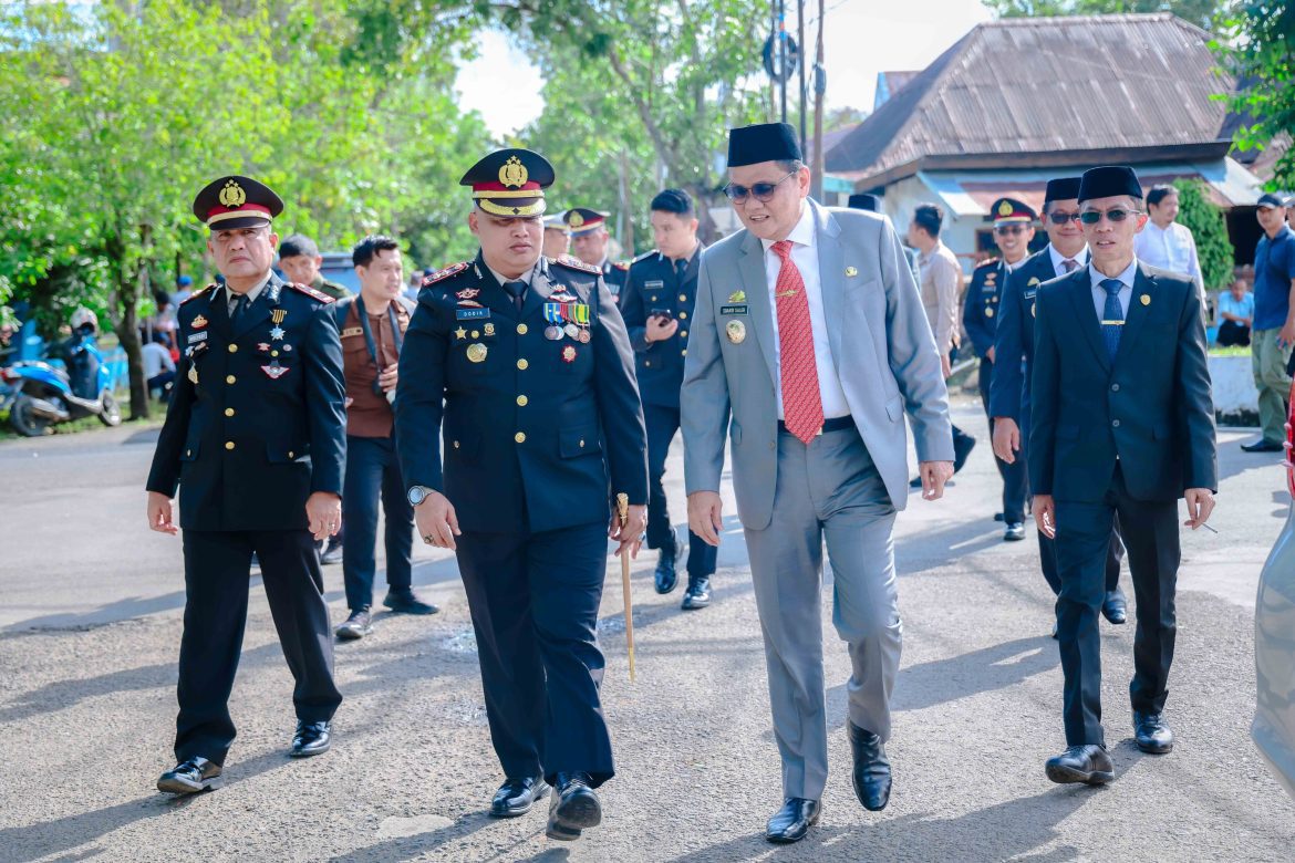 Bupati Suardi Saleh Menghadiri Upacara Peringatan Hari Bhayangkara ke-78 di Polres