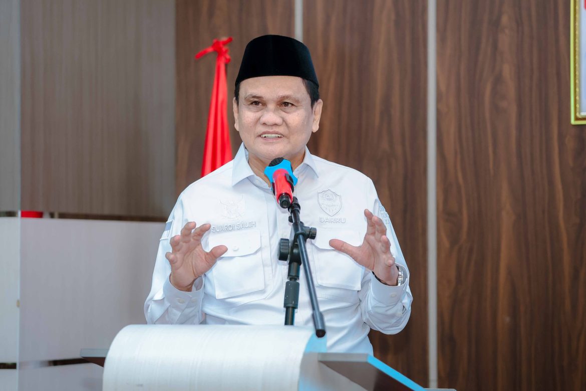 Bupati Barru Suardi Saleh lepas Kontingen FASI Kabupaten Barru