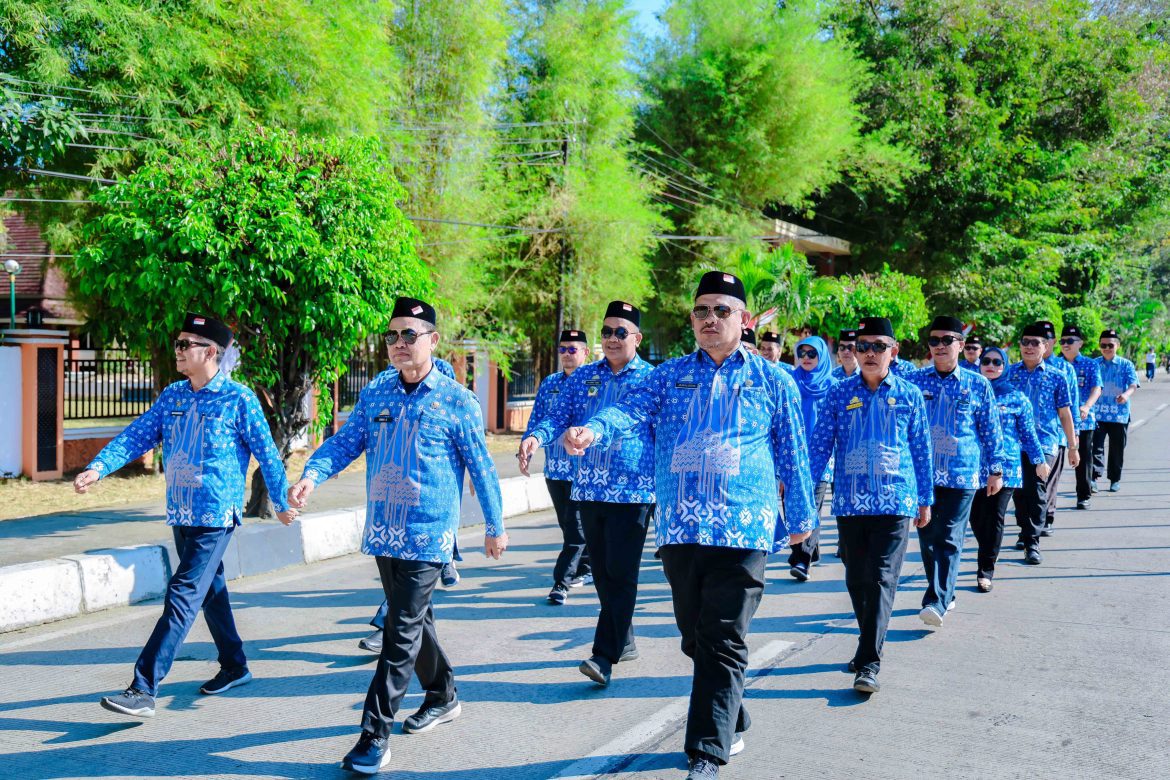 Meriahkan HUT RI Ke 79, Pemkab Barru Gelar Lomba Gerak Jalan Dua Hari
