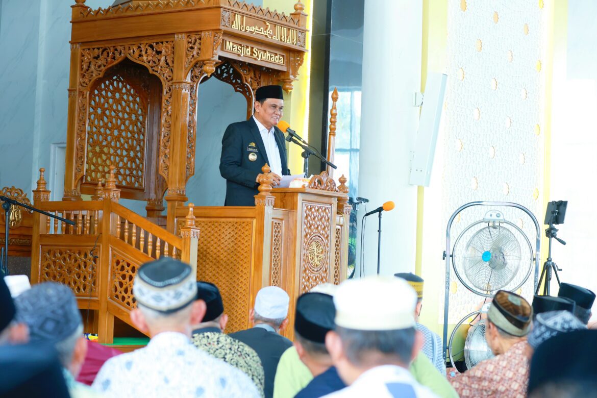 Bupati Suardi Saleh Hadiri Maulid Nabi Muhammad SAW di Masjid Syuhada Lalabata