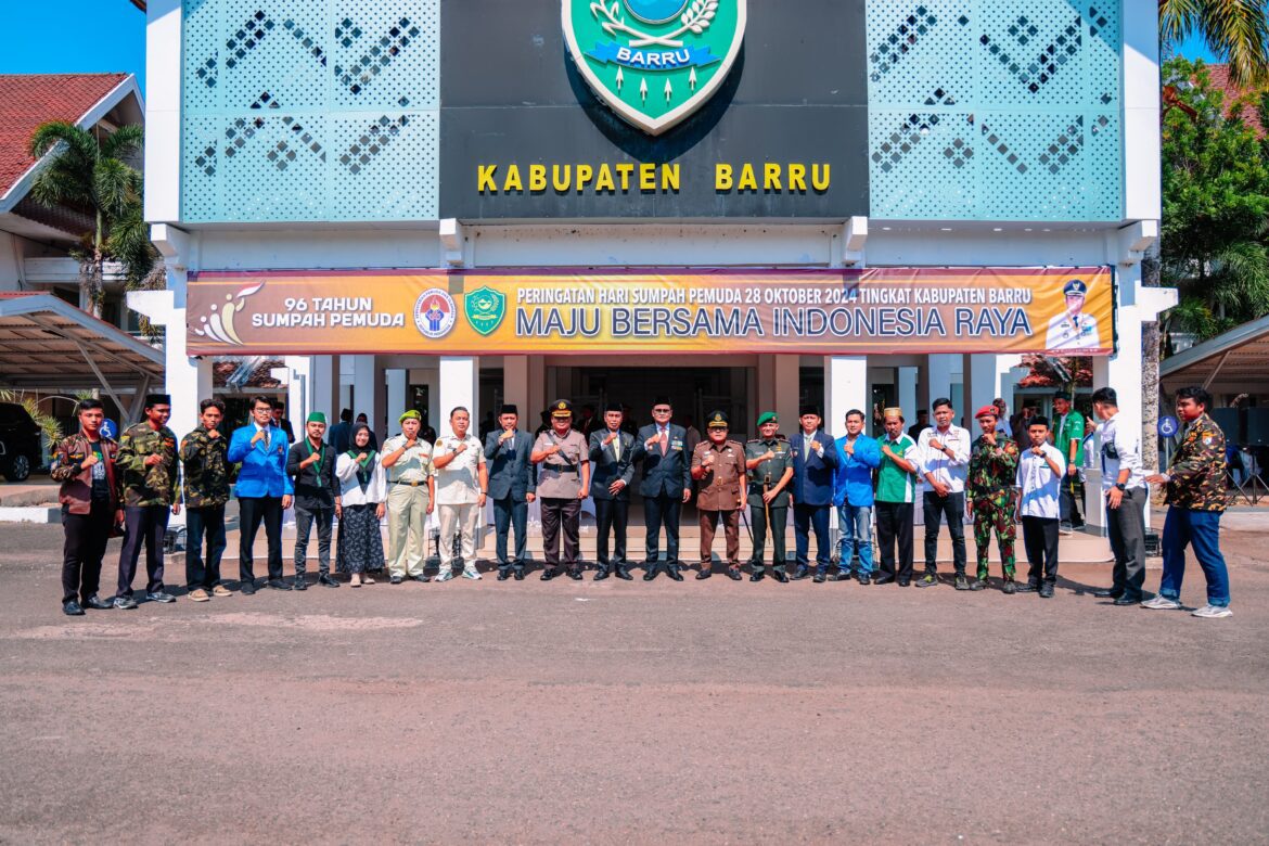 Suardi Saleh Pimpin Upacara Hari Sumpah Pemuda Ke-96