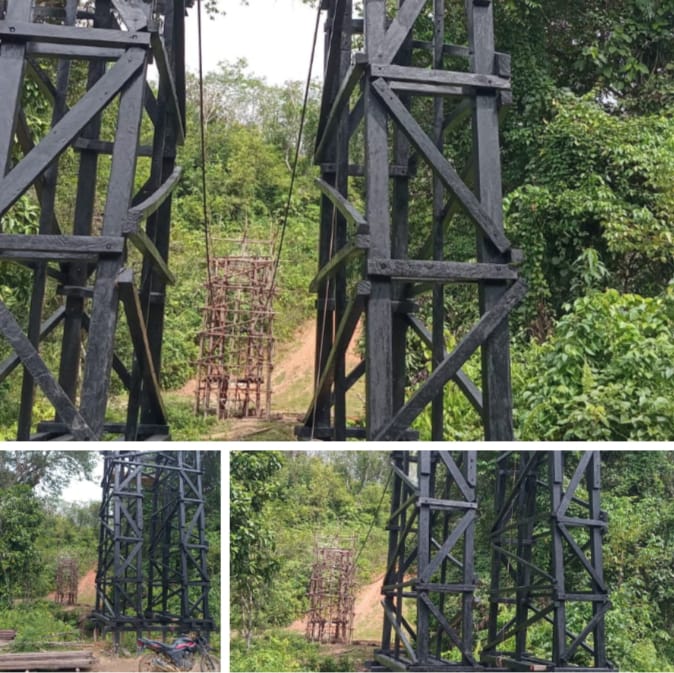 Dugaan Korupsi dalam Proyek Jembatan Gantung Sungai Kempangai yang Mangkrak, Publik Desak APH Bertindak