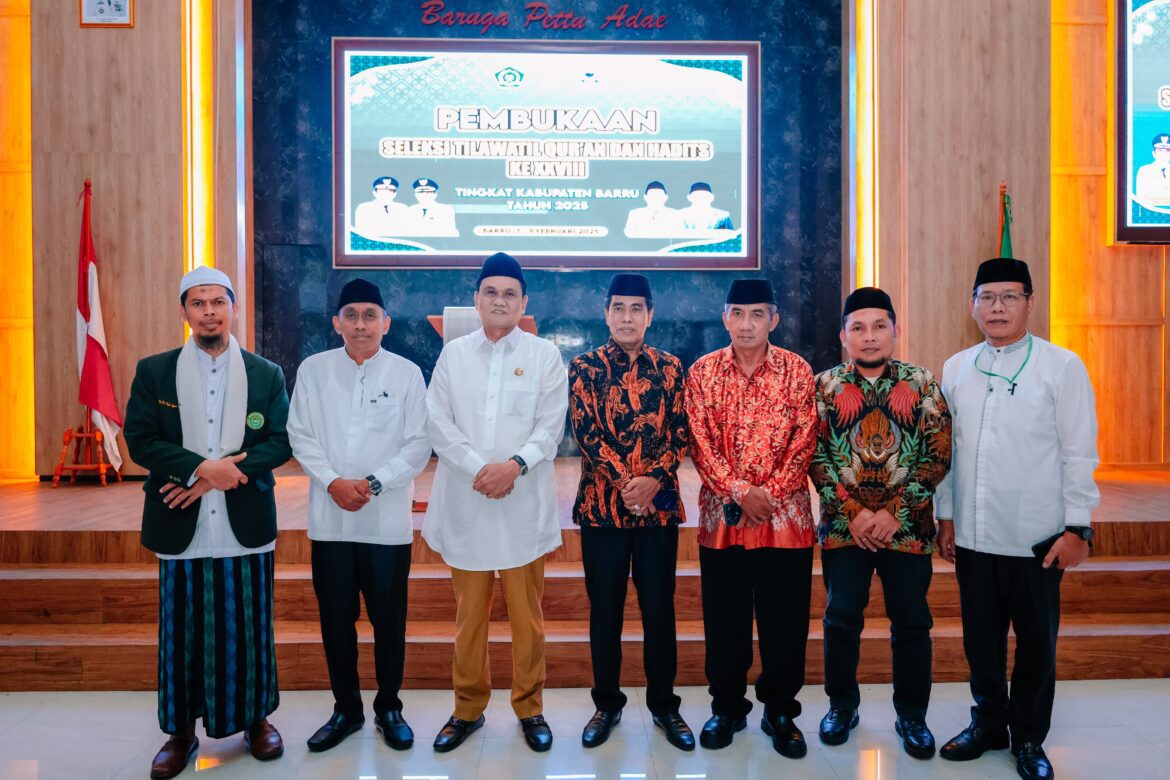 Bupati Barru Hadiri Pembukaan Seleksi Tilawatil Qur’an dan Hadits (STQH) XXVIII