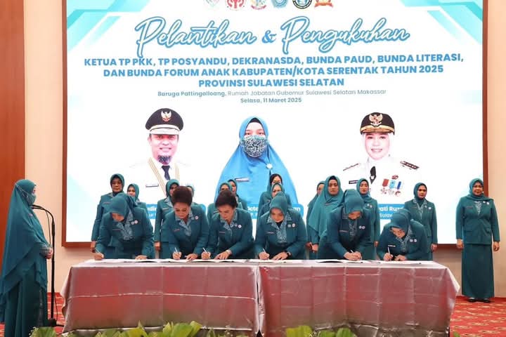 Andi Milawati Abustan Resmi Dilantik sebagai Ketua TP-PKK Kabupaten Barru