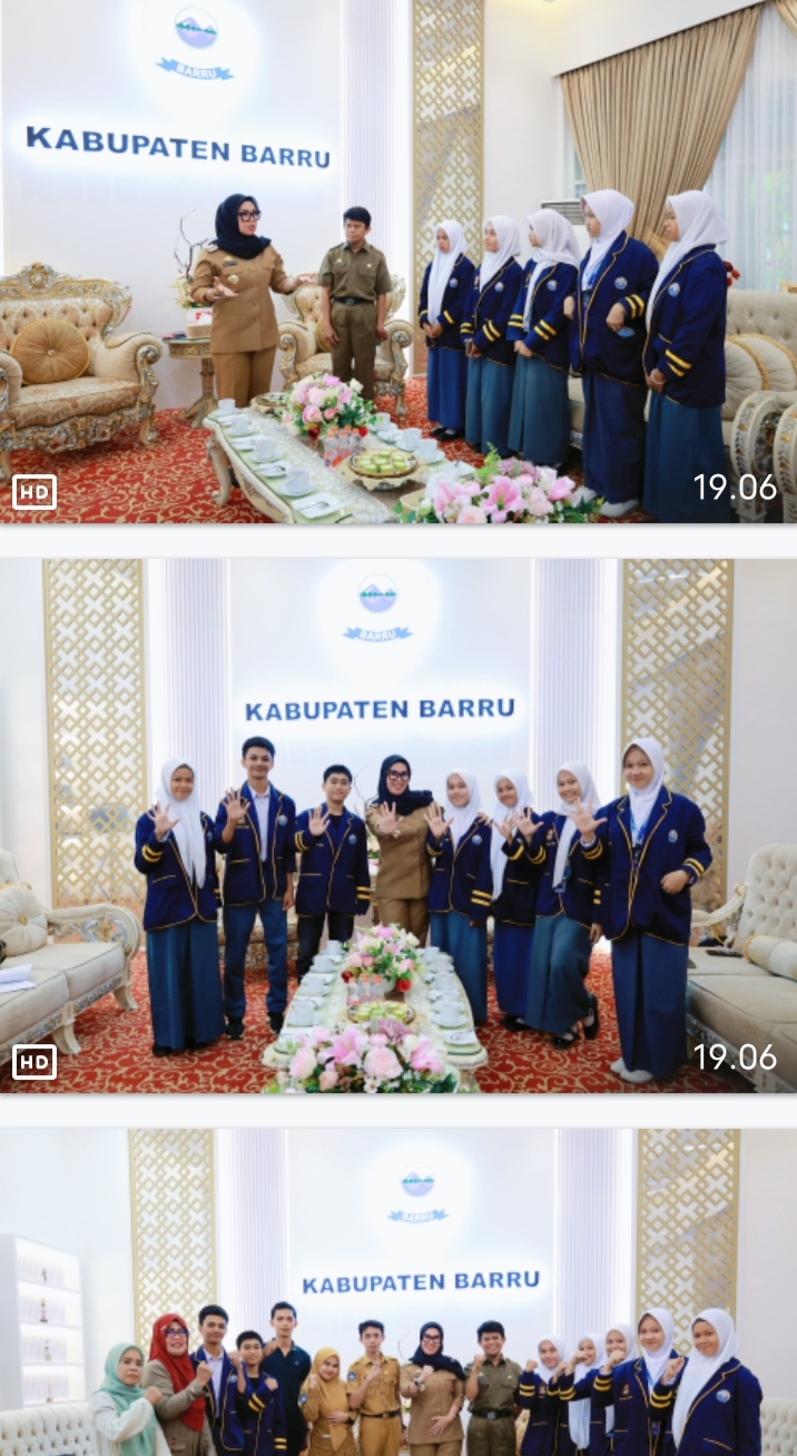 Bangga Potensi Anak Barru, Bupati Andi Ina Lepas Siswa SMAN 5 ke Ajang Nasional