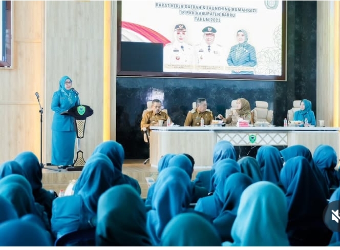 Andi Ina Resmikan Rakerda PKK dan Rumah Gizi