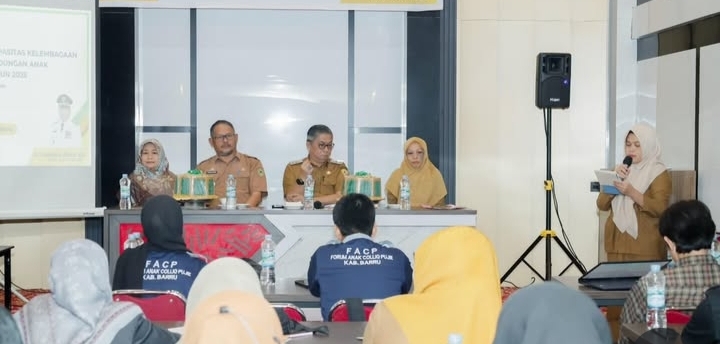 Wabup Barru Buka Pelatihan Penguatan Data Perlindungan Anak