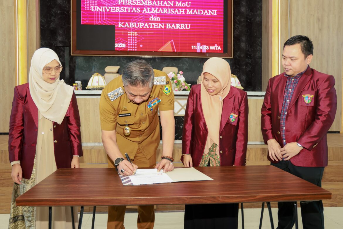 Pemkab Barru dan Universitas Almarisah Madani Jalin Kerja Sama KKN untuk Perangi Stunting