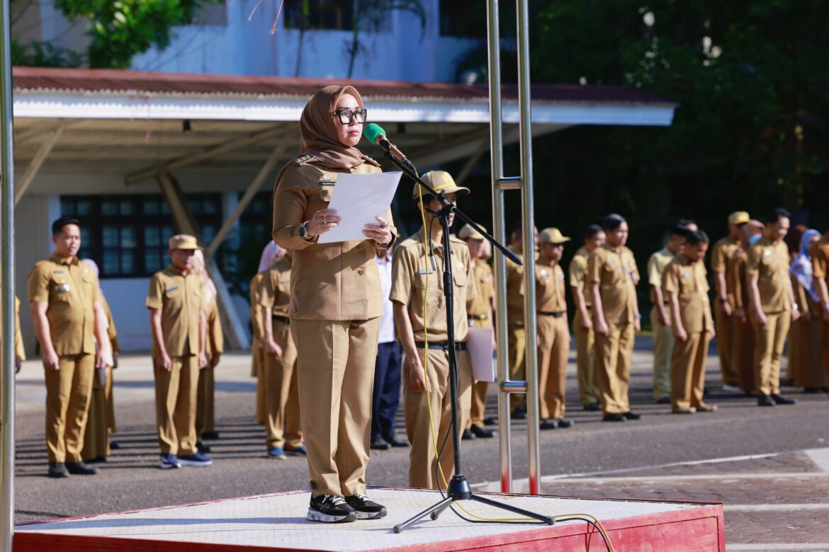 Bupati Barru Pimpin Upacara dan Serukan Integritas ASN