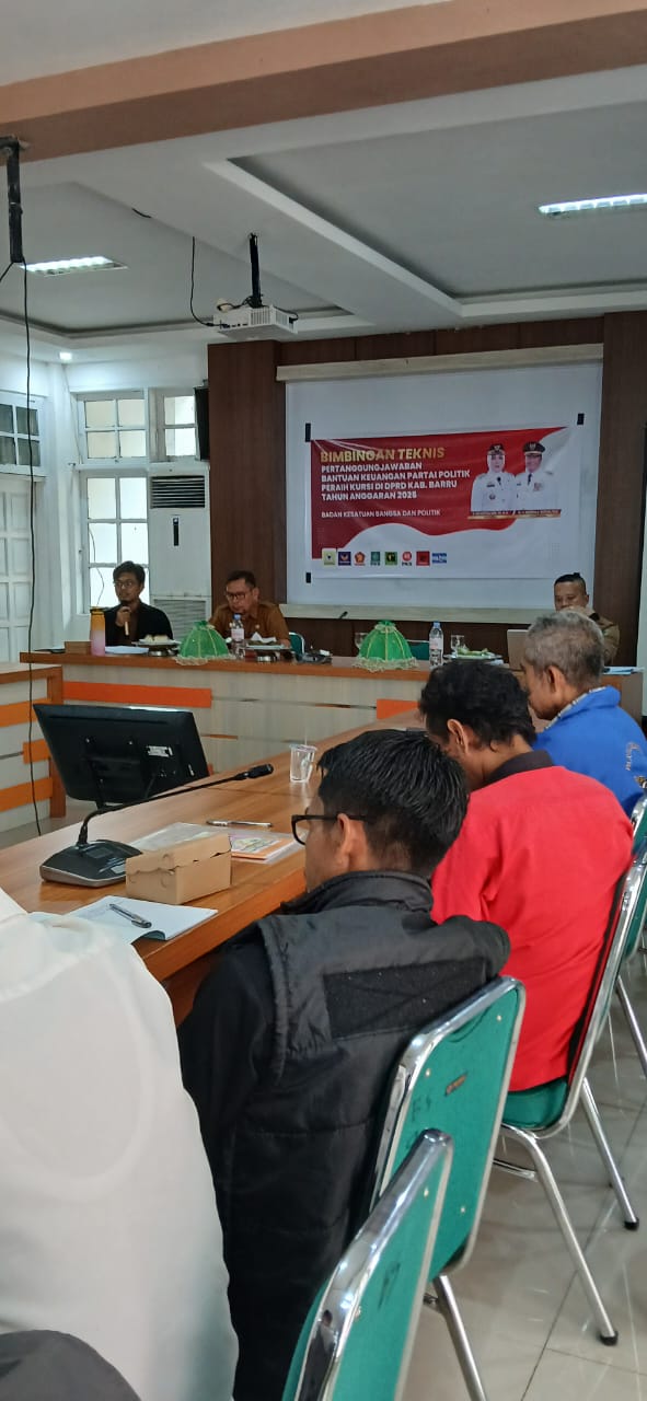 Bimtek Bantuan Keuangan Parpol 2025: Barru Perkuat Tata Kelola dan Demokrasi Lokal