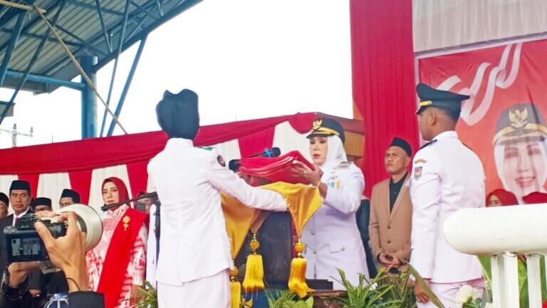 Ribuan Warga Padati Lapangan Sumpang Binangae pada Upacara HUT ke-80 RI Kabupaten Barru