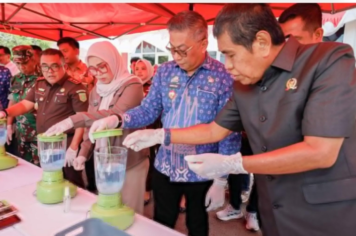 Pemkab Barru dan Forkopimda Musnahkan Barang Bukti, 1 Kg Lebih Narkotika Jadi Perhatian Bupati