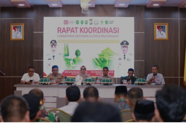 Pemkab Barru Gelar Rakor Forkopimda, Antisipasi Dampak Gejolak Sosial Nasional