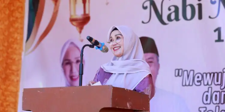 Bupati Barru Hadiri Maulid Nabi Muhammad SAW Bersama Guru dan Tenaga Kependidikan se-Kecamatan Barru