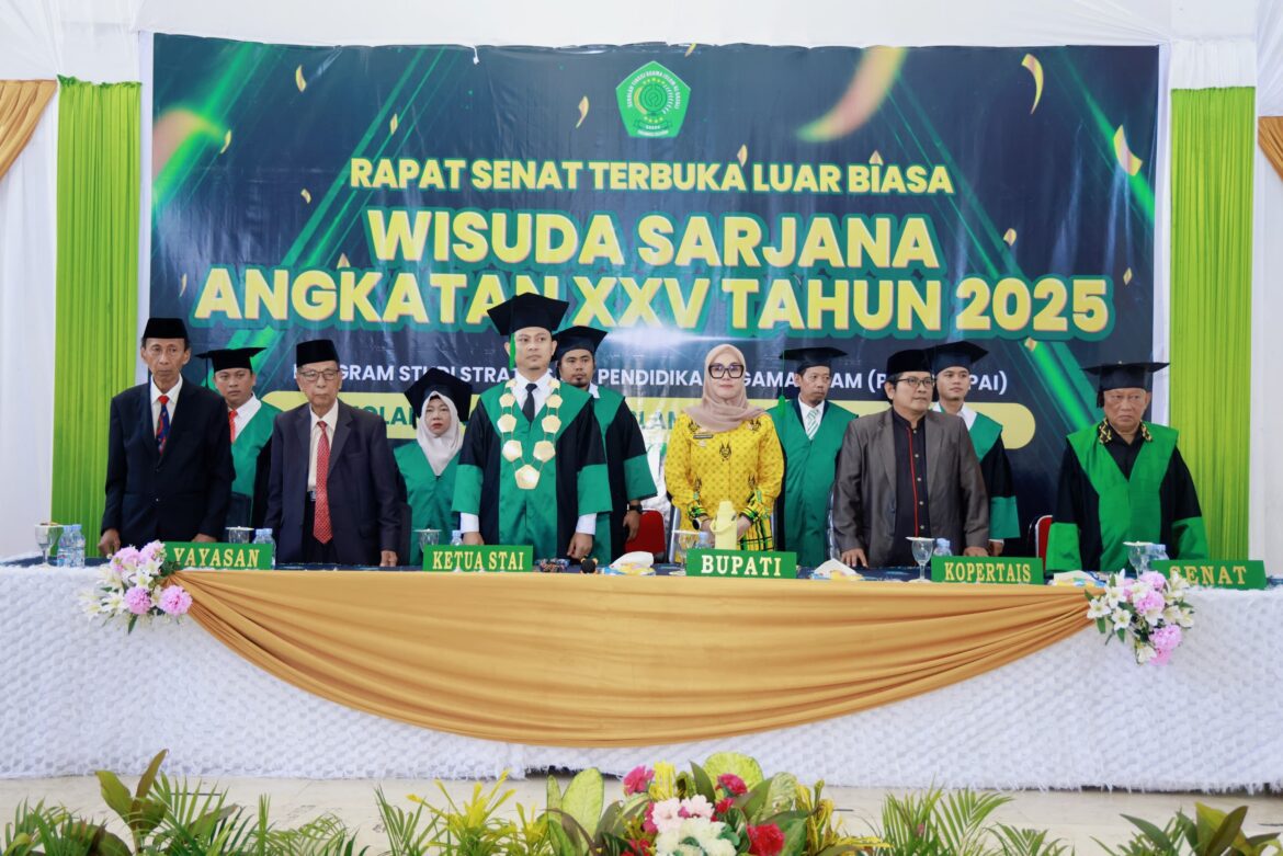 Bupati Andi Ina Hadiri Wisuda STAI Al Gazali Barru, Bagikan Kisah Hidup dan Pesan Inspiratif untuk Wisudawan