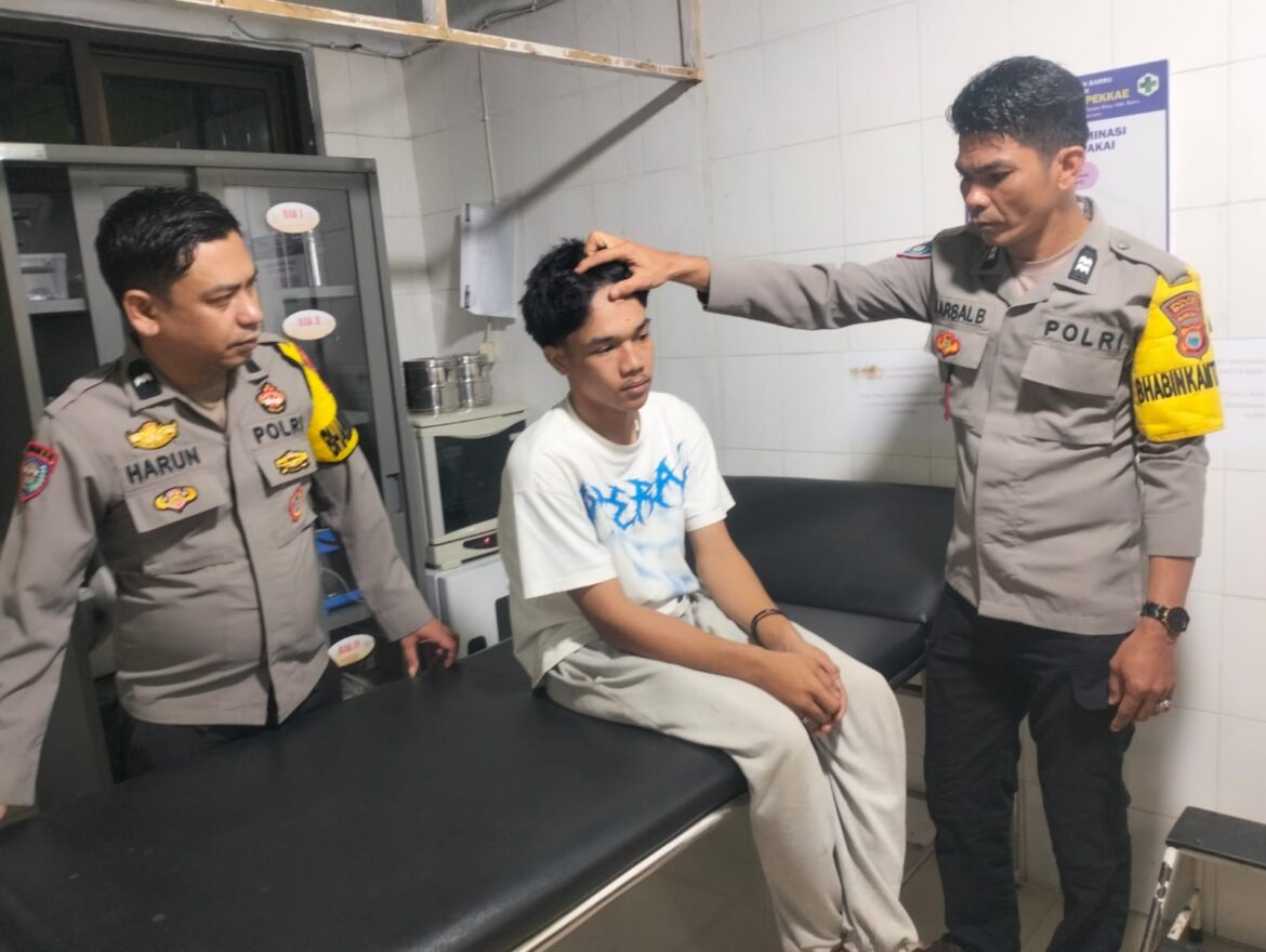 Polsek Tanete Rilau Gerak Cepat Tangani Perkelahian di Pekkae, Berhasil Mediasi Kedua Belah Pihak