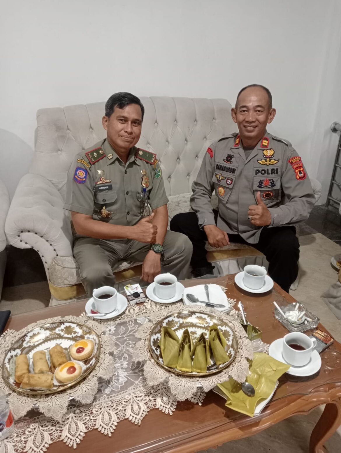 Kasatpol PP Barru dan Kapolsek Pujananting Bergerak Cepat Tegakkan Perdes Penertiban Ternak